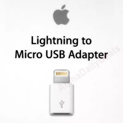 Genuine OEM Apple Lightning To Micro USB Adapter A1477 • $18.99