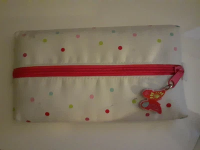 £4.69 • Buy White Multicoloured Polka Dot Pencil Case