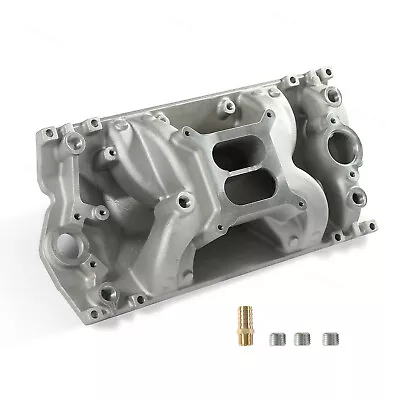 Intake Manifold For Small Block Chevy 350 1996-up SBC Vortec Air Gap Aluminum • $127.89