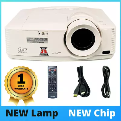 Mitsubishi WD570U DLP Projector NEW Lamp - NEW Chip HDMI W/Accessories • $208.25