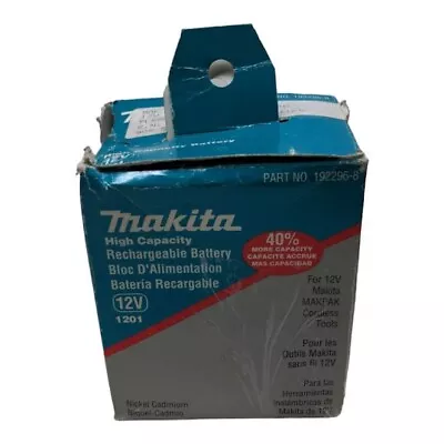 New In Open Box NIOB Makita High Capacity Rechargeable Battery 12V Red • $14.63