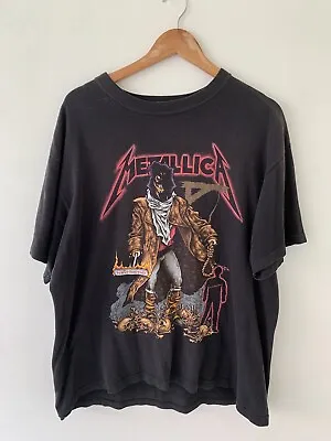 Vintage Metallica Unforgiven Tee Shirt 1992 Large Pushead 90s Music Band Metal • $380