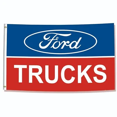 Ford Truck Racing Flag Banner 3x5 FT Racing Development Car Logo Show Garage • $12.97