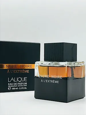 Lalique Encre Noire A L'Extreme Men Parfum Spray 3.3 Oz 100 Ml New In Box • $54.95