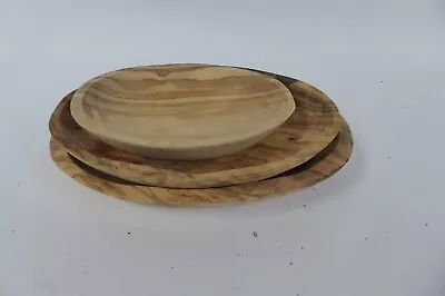 Naturally Med Olive Wood Stacking Bowl Set Set Of 3 • £20