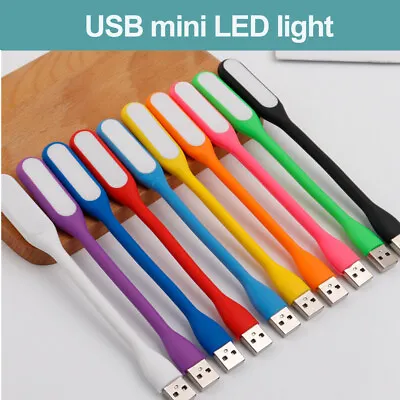 $0.11 • Buy 1Pcs White Flexible Mini USB LED Light Lamp For Computer Notebook Laptop PC Fast