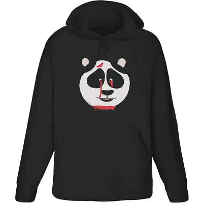 'Bleeding Panda Head' Adult Hoodie / Hooded Sweater (HO024996) • £24.99