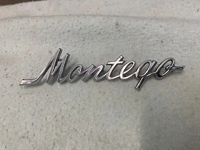 1968 Mercury Montego Chrome Script Trim Letters Emblem Ornament 1969 • $18
