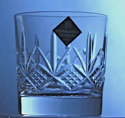 EDINBURGH CRYSTAL SKYE DESIGN - 9oz OLD FASHIONED WHISKY GLASS 8.4cm  /  3 1/4  • £35