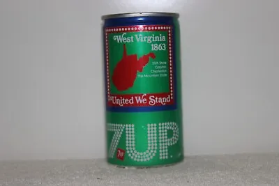 7-up Soda Bi-cenntenial States Can 1976 - West Virginia - Uncle Sam Puzzle Piece • $6.73