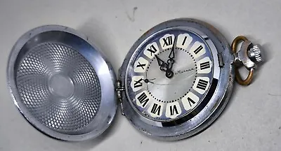 Vintage Pocket Watch USSR MOLNIJA Bird RARE SOVIET Watch 18 Jewels 3602 • $48