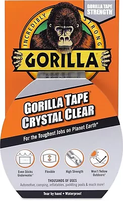 Gorilla Tape Crystal Clear 8.2m • £7.99