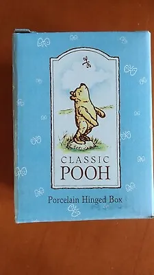 Disney Midwest Classic Pooh & Tigger Porcelain Hinged Trinket Box W/Original Box • $16.95