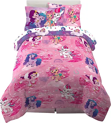 My Little Pony Kids Twin Size Bedding Comforter And Sheet Set With Sham 5-Pieces • $99.99