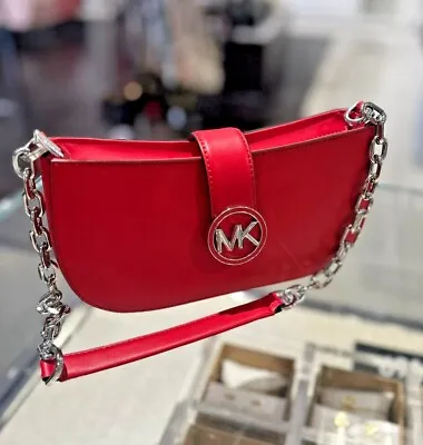 Michael Kors Small  Pouchette Crossbody Handbag Purse Shoulder  BAG • $68