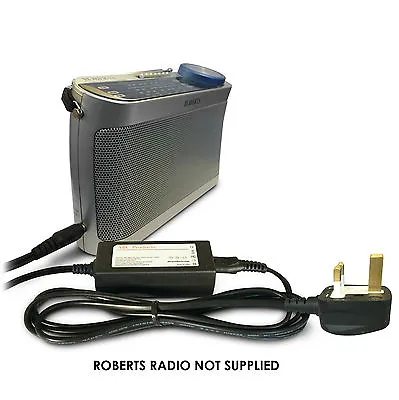 £8.78 • Buy 6V 6 Volt DC Mains Power Supply Adapter For ROBERTS R9993 / RP3 Portable Radio