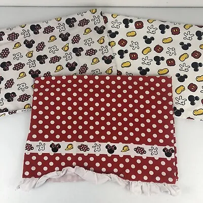 Disney Parks Mickey Mouse 3 Piece Kitchen Dish Towel Set Decorative Minnie Lot • $74.96
