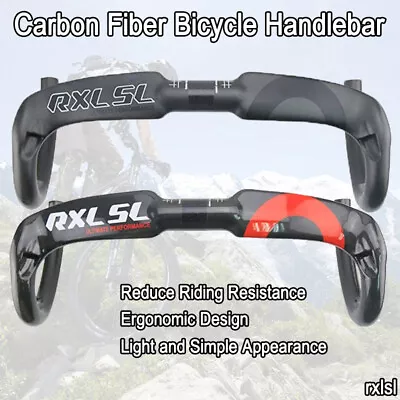 Carbon Road Bike Handlebar 31.8mm UD Matte/Glossy Bent Drop Bars Cycling RXL SL • $35.99