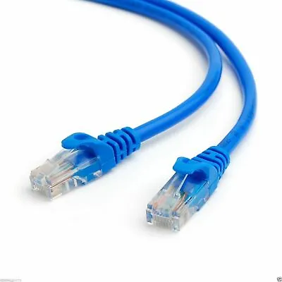 $5.49 • Buy 25ft Ft Blue Ethernet Internet LAN CAT5e Network Cable For Computer Modem Router