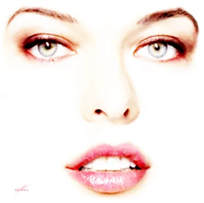 Visage Collection - Milla Jovovich - Obscure - 24  X 24  Canvas Art Poster • £38.60