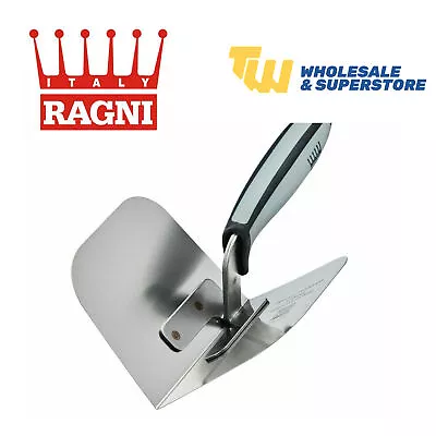 Ragni Stainless Steel Internal Corner Trowel 125mm X 100mm Plastering RAG65401S • £12.29