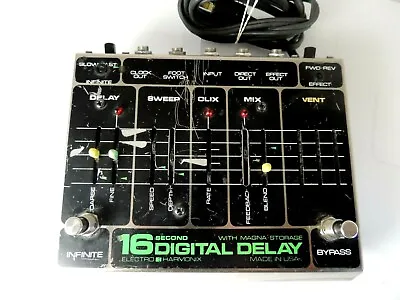 Vintage Electro Harmonix 16-Second Digital Delay Effects Pedal Original Issue  • $2499.99