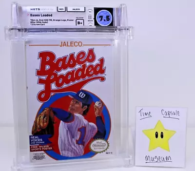 Bases Loaded Brand New Nintendo NES Factory Sealed VGA WATA Grade 7.5 B+ H-Seam • $254.99