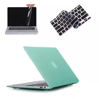 Hard Plastic Case & Keyboard Cover & Screen Protector For Mac Air 13 A1466 A1369 • $15.99