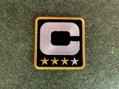 $14.95 • Buy New Orleans Saints Drew Brees Three Star Gold Captain's C Patch ⭐️ Nfl