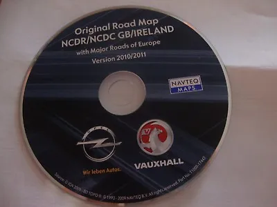 VAUXHALL PORSCHE LANCIA ALFA ROMEO SAT NAV NAVIGATION CD NCDC/NCDR UK Ireland • £39.90