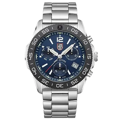 Luminox Pacific Diver XS.3144 Men's Watch NEW Stainless Steel Band Blue Dial • $544.99