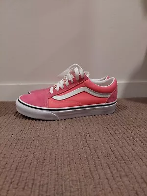 VANS Old Skool Pink Lemonade Sneakers EURO 36 • $50