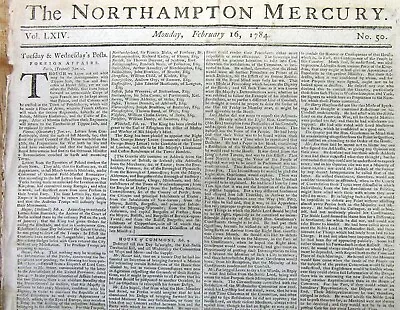 1784 Newspaper W Description Early UFO / Flying Saucers (?)+ MONTGOLFIER BALLOON • $55