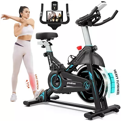 Pooboo Indoor Cycling Bike Stationary Exercise Bike Home Cardio Workout Machine • $215.99