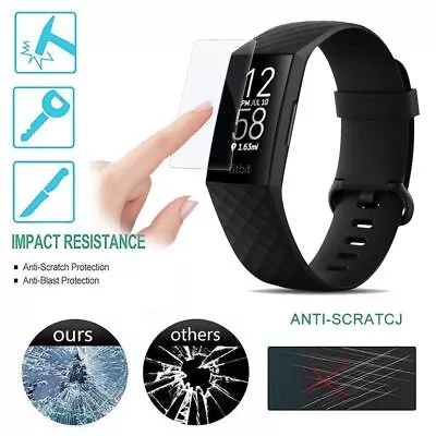 TPU Protective Film Full Cover Hydrogel Film For Fitbit Charge 4 Smart Band • $6.91