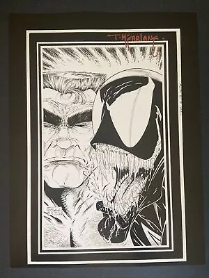 Eddie Brock Venom B&W Marvel Comic Book Poster 8.5x11.5 Todd McFarlane • $15.15