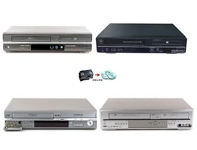 VHS VCR Video Tapes To DVD Disc Recorder Converter Fully Serviced 1yr WARRANTY • £249.99