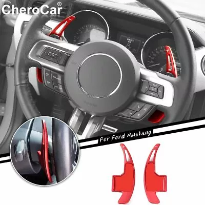 For 2015+ Ford Mustang Steering Wheel Shift Paddle Extended Shifter Trim Cover R • $20.99