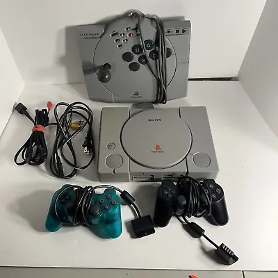 $75 • Buy Sony Playstation 1 PS1 Consoles , W/ Controllers And Power Cable PSX SCPH-7501