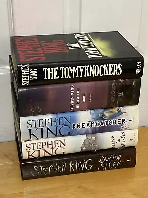 Stephen King 5 HC Book Lot. The Tommyknockers 1st/1st Under The Dome. EUC • $38.99