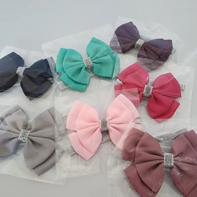 $7 • Buy 7Pcs Newborn Baby Girl Headband Infant Toddler Hair Band Hair Bow Baby Headband