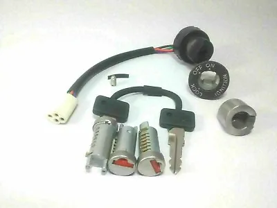 Vespa PX 125 150 200 Stella 3 Barrel Lock Ignition Switch Electric Start 2 Key • $18.44