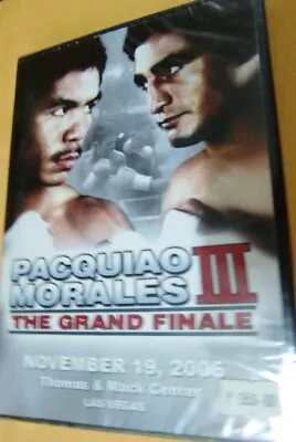 Manny Pacquiao Vs Moralez 3rd Fight The Grand Finale ORIG DVD SEALED ALL REGION • $24.99