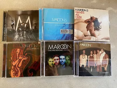 Maroon 5 CD Lot Of 6! Acoustic Call Songs Blue Hands Won't Be Soon • $12