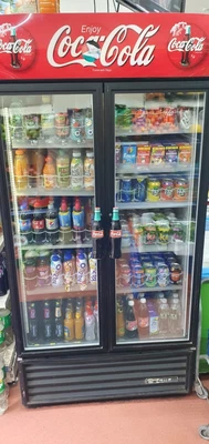 £400 • Buy Double Door Coca-cola Commercial Drinks Display Cooler Fully Working