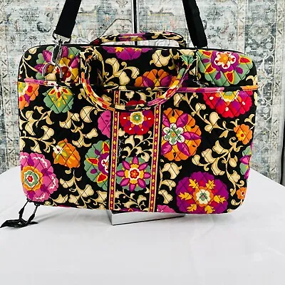 Vera Bradley Hard Shell Laptop Portfolio Suzani Pattern Shoulder Strap • $26.10