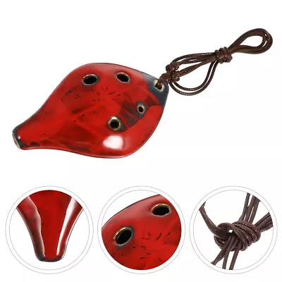 Six Hole Ocarina 6-hole Ocarina Portable Ocarina Kid Ceramic • $11.20