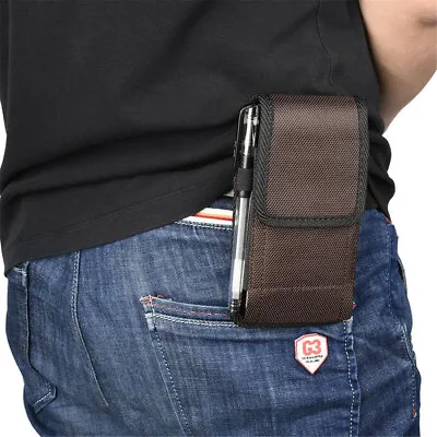 Vertical Cell Phone Holster Pouch Wallet Case Cover W/ Belt Clip For SmartPhone • $11.39