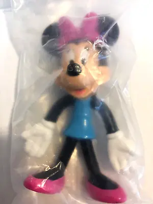 Disney Minnie Mouse Plastic/Rubber Poseable Figure 4 Inch Walt Disney Resort New • $8.99