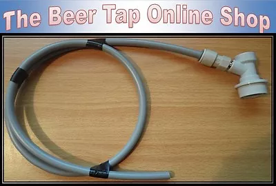 3/8  Beer Gas 1m Pipe With Ball Lock Disconnect & John Guest Push-Fit Corny Keg  • £9.80